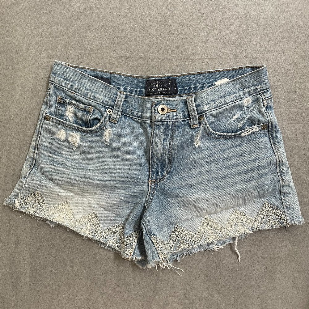 Lucky Brand The Embroidered Cut Off Short